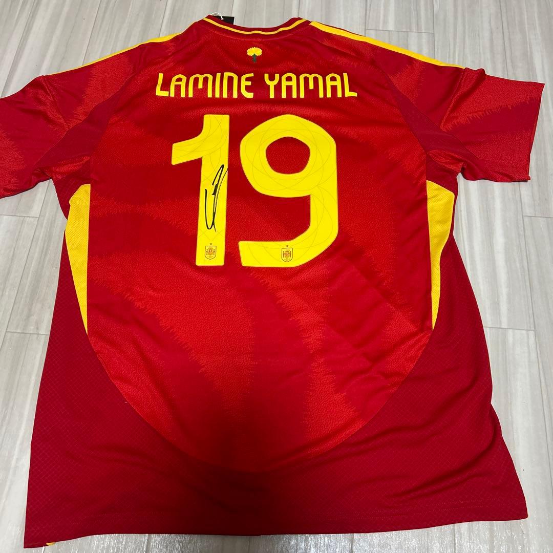 【証明書付】直筆サイン入り ヤマル スペイン代表 ユニフォーム