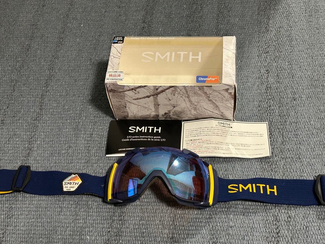 スノーボードゴーグル SMITH レンズ2枚入り