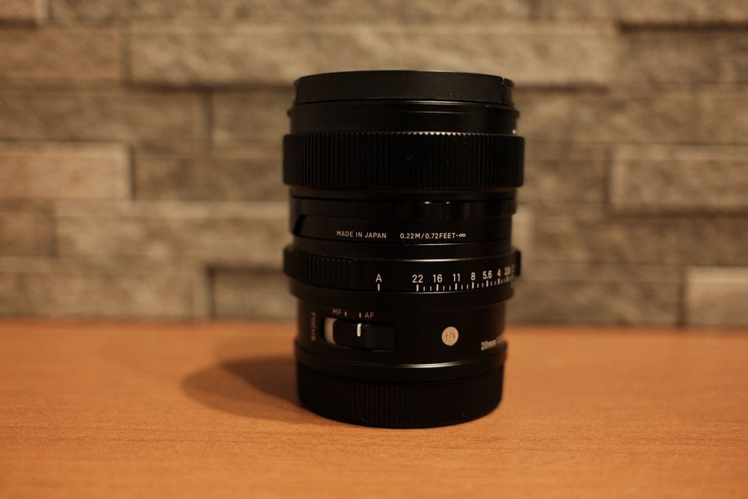 sigma 20mm f2 Lマウント