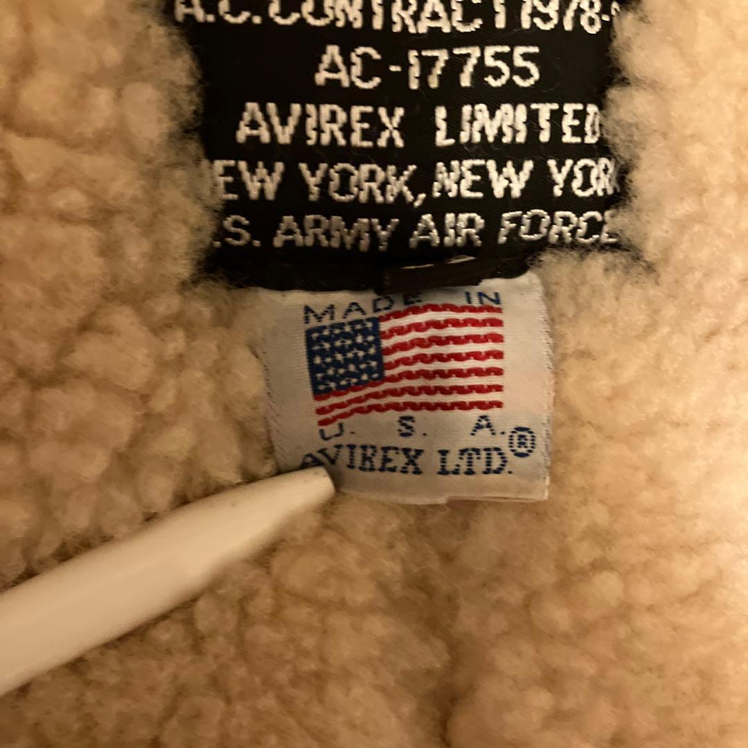 アビレックス B-3ジャケット ムートン