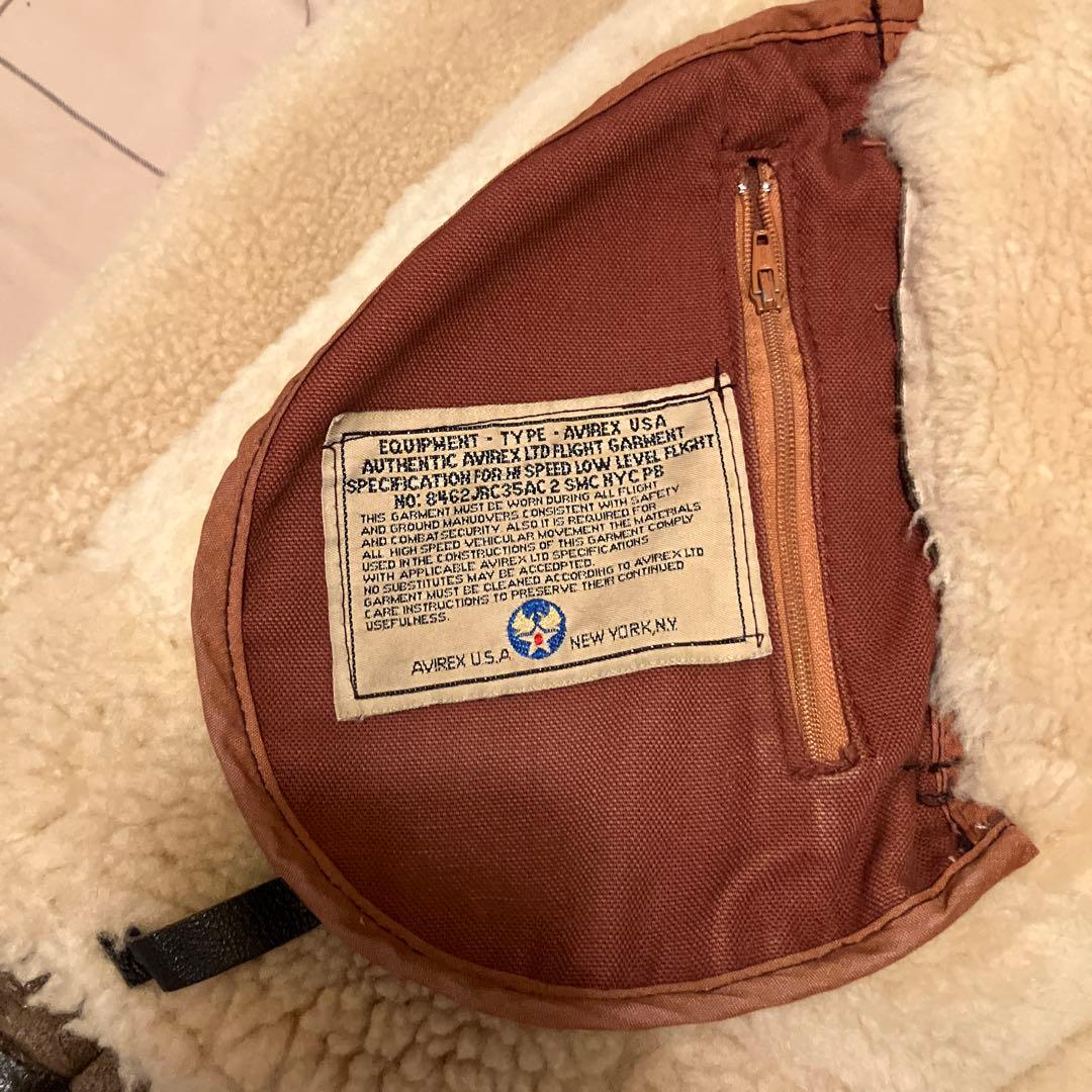 アビレックス B-3ジャケット ムートン