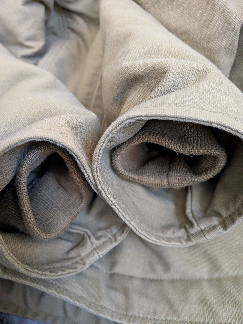 ヒューストン　N-1デッキジャケット　キルティング　XL　カーキ　ミリタリー