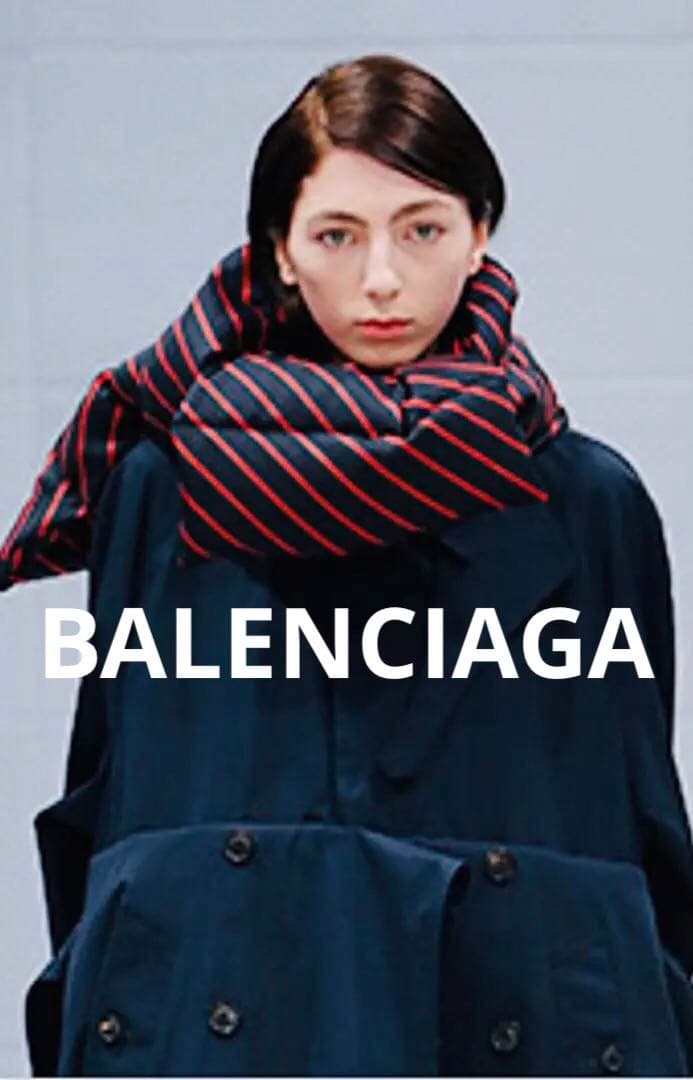 バレンシアガ　ダウン　ストール　マフラー