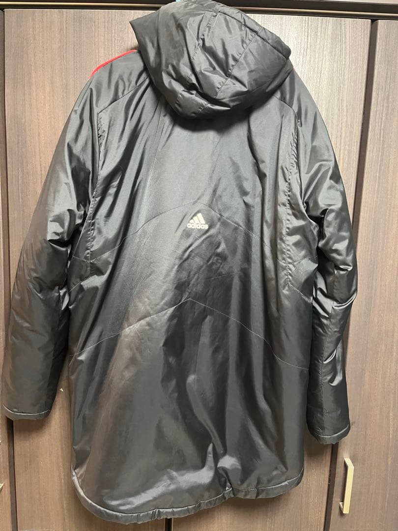 adidas アディダス　ベンチコート　ACミラン　チャンピオンズリーグ