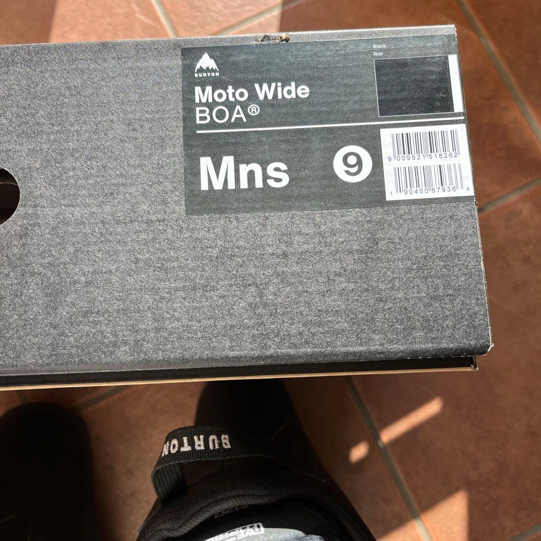 Burton Moto Wide BOA ブーツ 9 極美品　正規品
