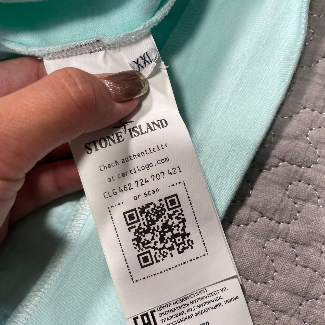 ストーンアイランド　長袖Tシャツ　ロンT ブルー系　771563750 XXL