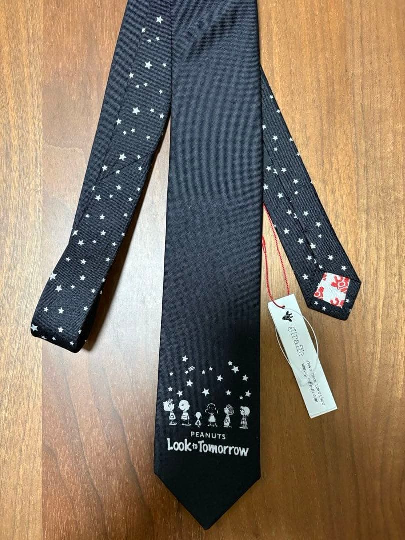 【早い者勝ち】giraffe★ジラフ★ネクタイ★星柄★スヌーピー★PEANUTS