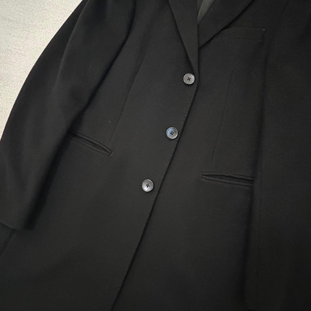 【未使用級】UNIQLO ウールカシミヤチェスターコート Lサイズ BLACK