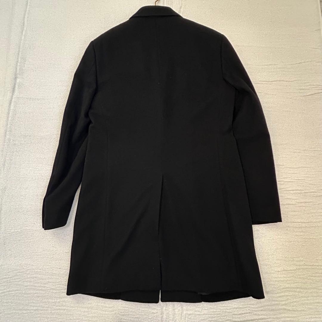 【未使用級】UNIQLO ウールカシミヤチェスターコート Lサイズ BLACK