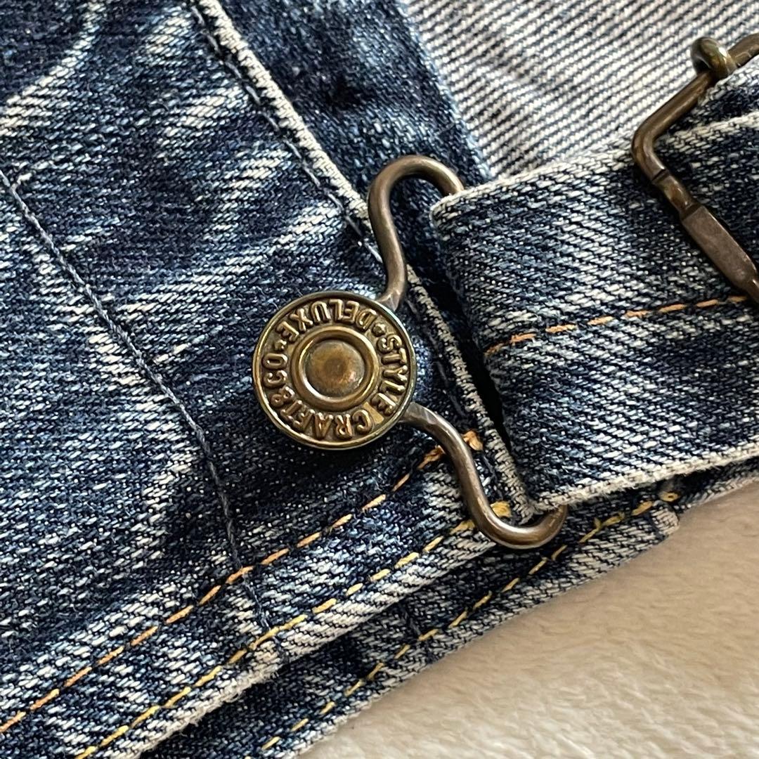 evisu donna　オールインワン　サロペット　デニム　カモメ　インディゴ