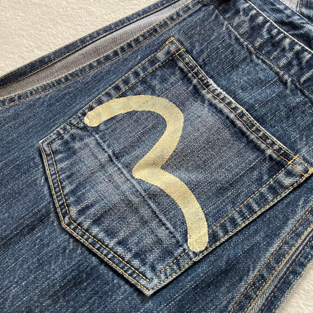 evisu donna　オールインワン　サロペット　デニム　カモメ　インディゴ