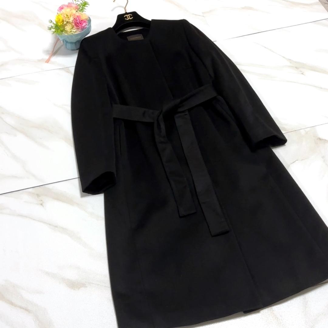 TOMORROWLAND トゥモローランド カシミヤ100% ノーカラーコート