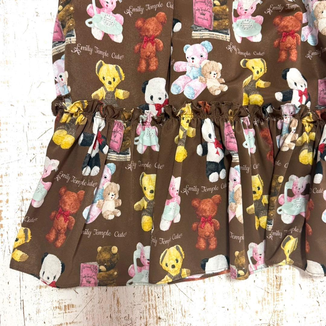 エミリーテンプルキュート くま柄 ワンピース
