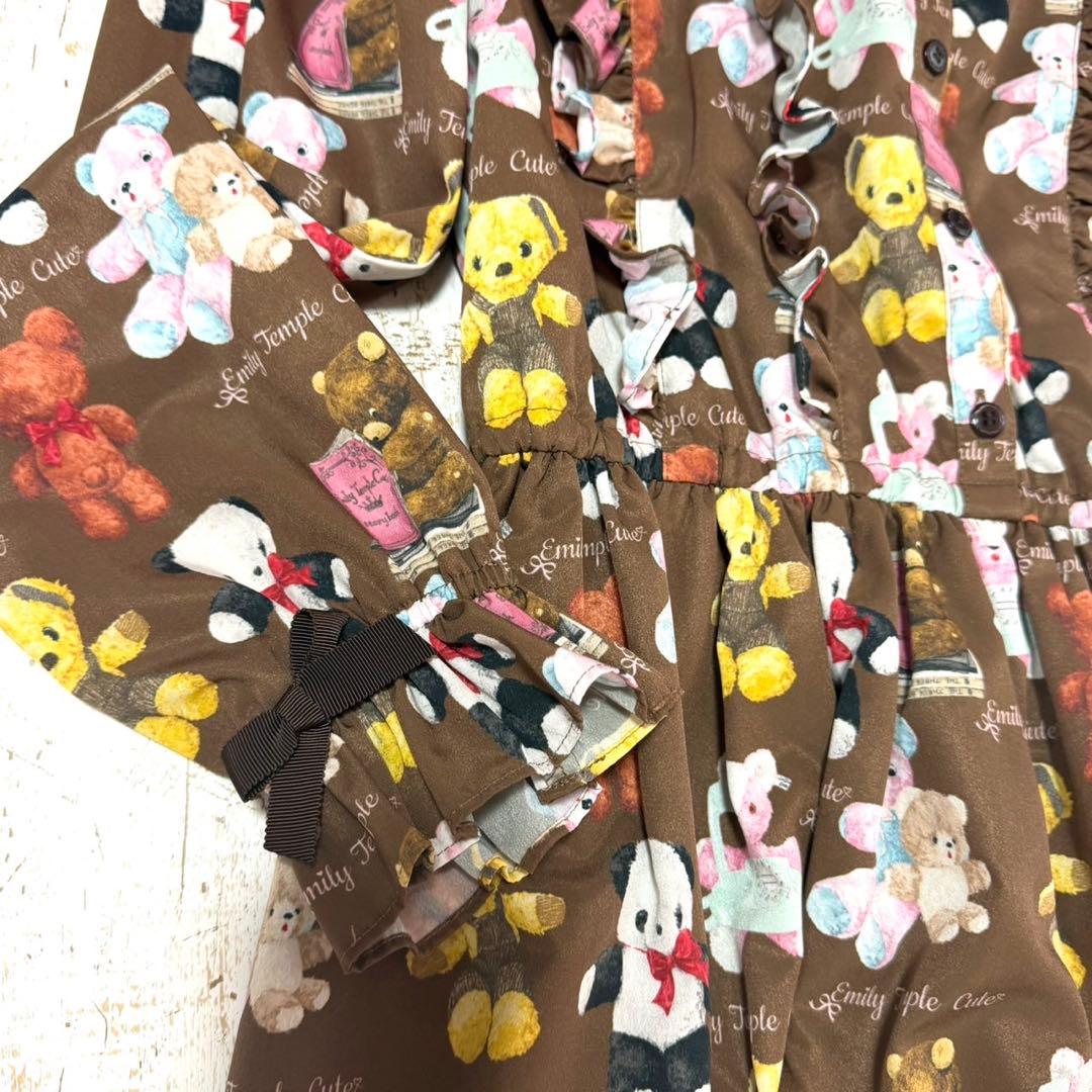 エミリーテンプルキュート くま柄 ワンピース