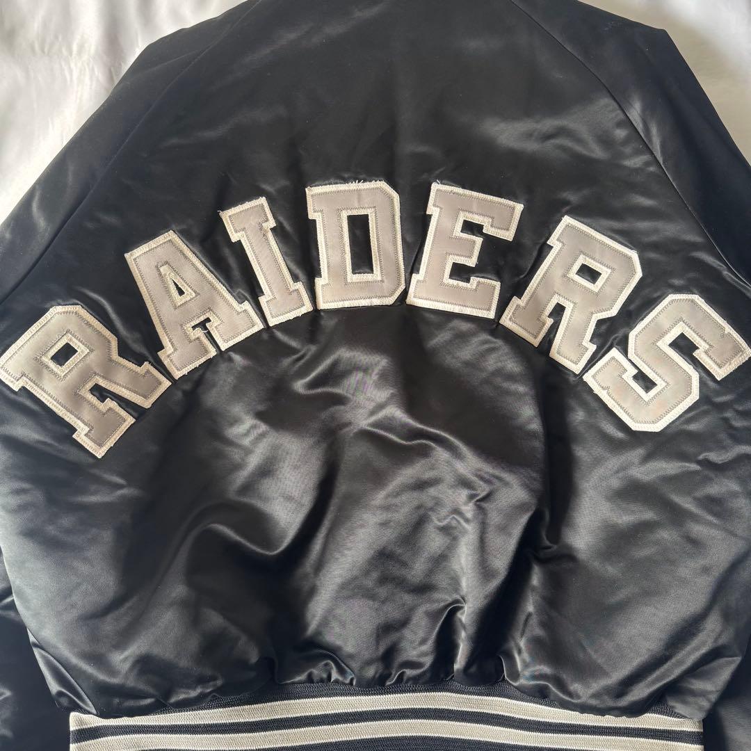 古着 RAIDERS ChalkLine スタジャン レイダース FJチャンネル