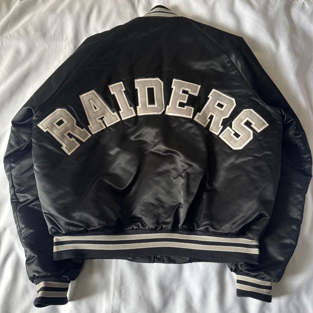 古着 RAIDERS ChalkLine スタジャン レイダース FJチャンネル