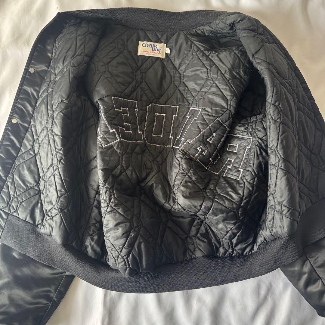 古着 RAIDERS ChalkLine スタジャン レイダース FJチャンネル