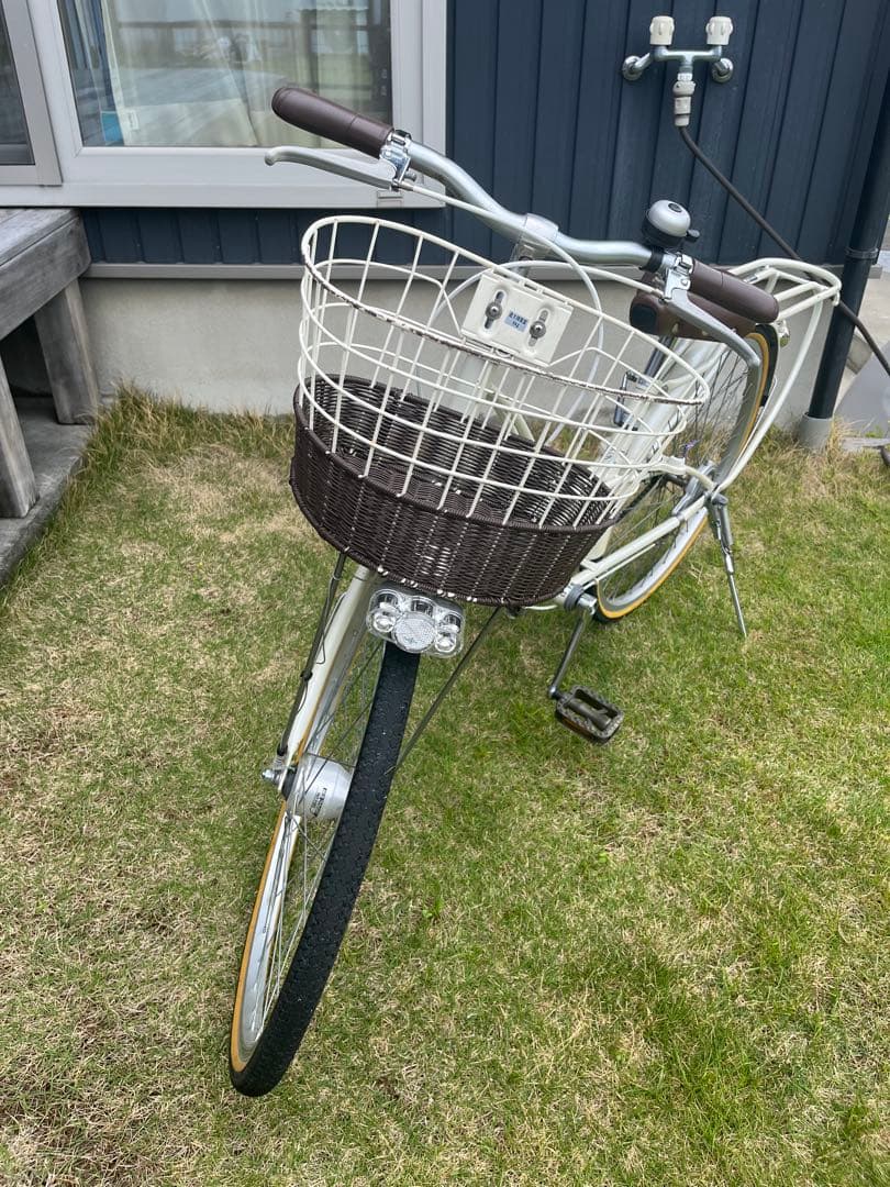 あさひ　ASAHI フェリーク Jr 24インチ　自転車　クリーム色