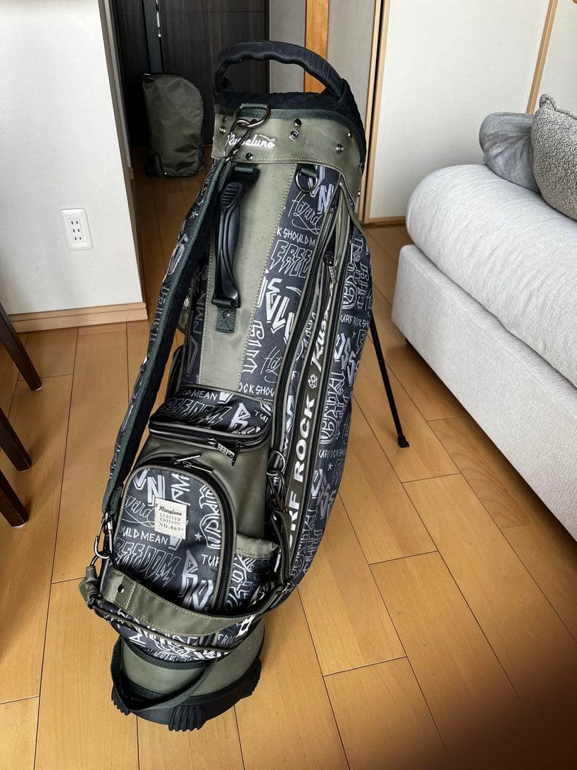専用　限定品　良品ラッセルノRusseluno スタンド型キャディバッグ　バック