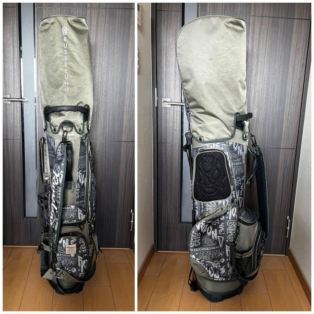 専用　限定品　良品ラッセルノRusseluno スタンド型キャディバッグ　バック