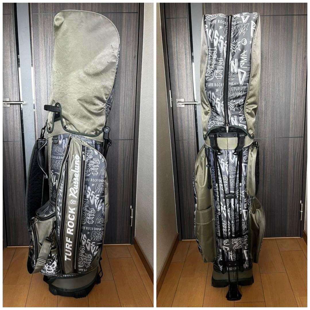 専用　限定品　良品ラッセルノRusseluno スタンド型キャディバッグ　バック