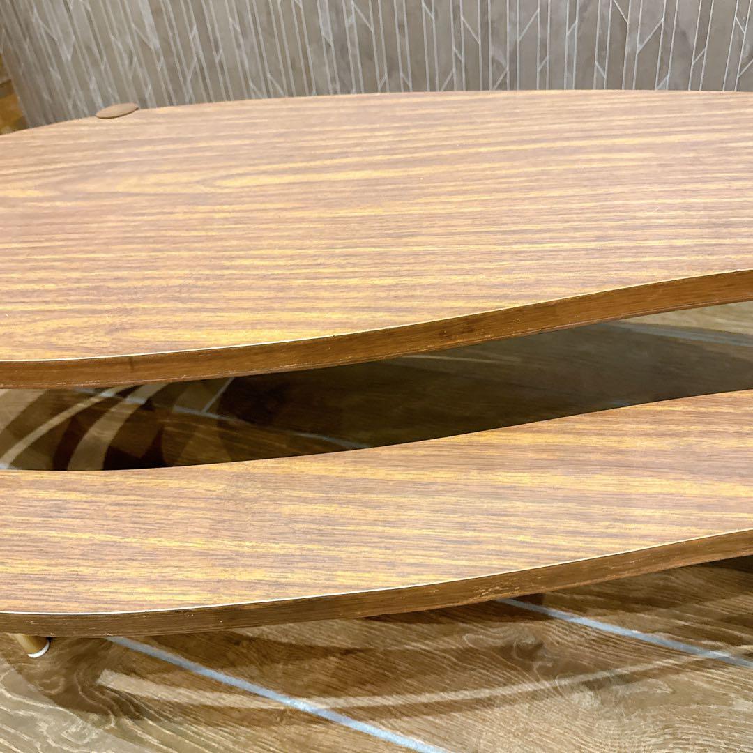 さば様 アメーバ型 二段式 カフェテーブル ミッドセンチュリー 1950