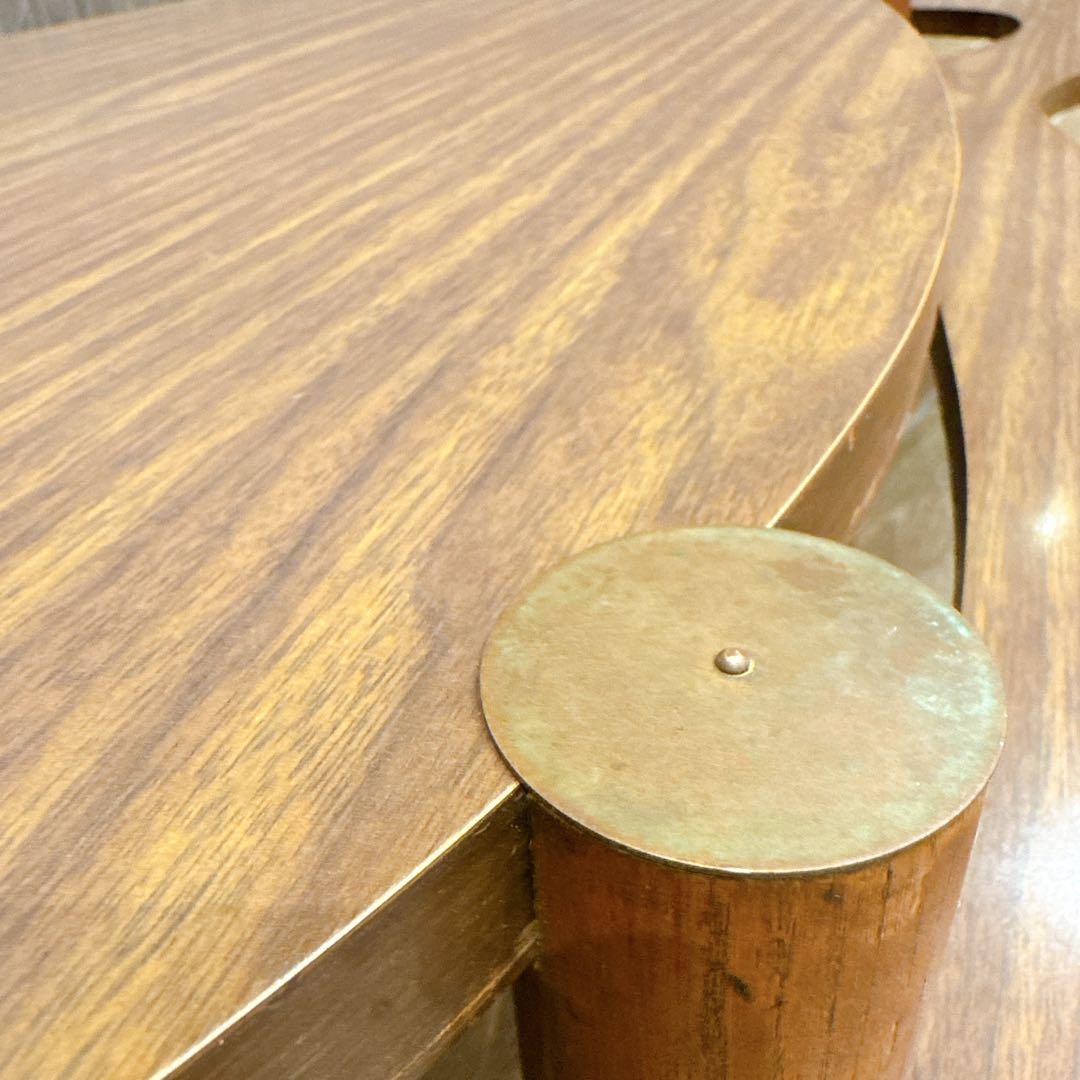 さば様 アメーバ型 二段式 カフェテーブル ミッドセンチュリー 1950