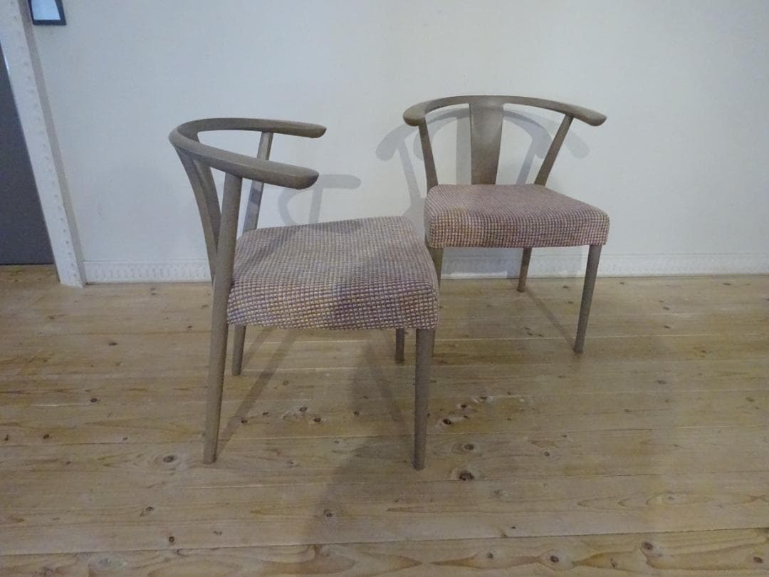 MM　カリモク　ダイニングチェア　CU4600F462　　2脚セット 美品