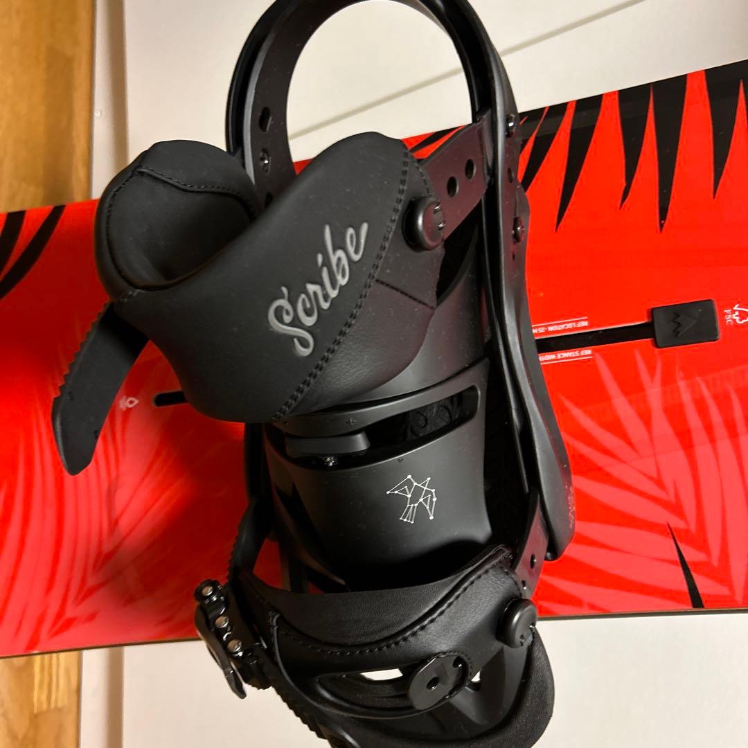 バートンスノーボードセット　ヴィンデング、ケース付き