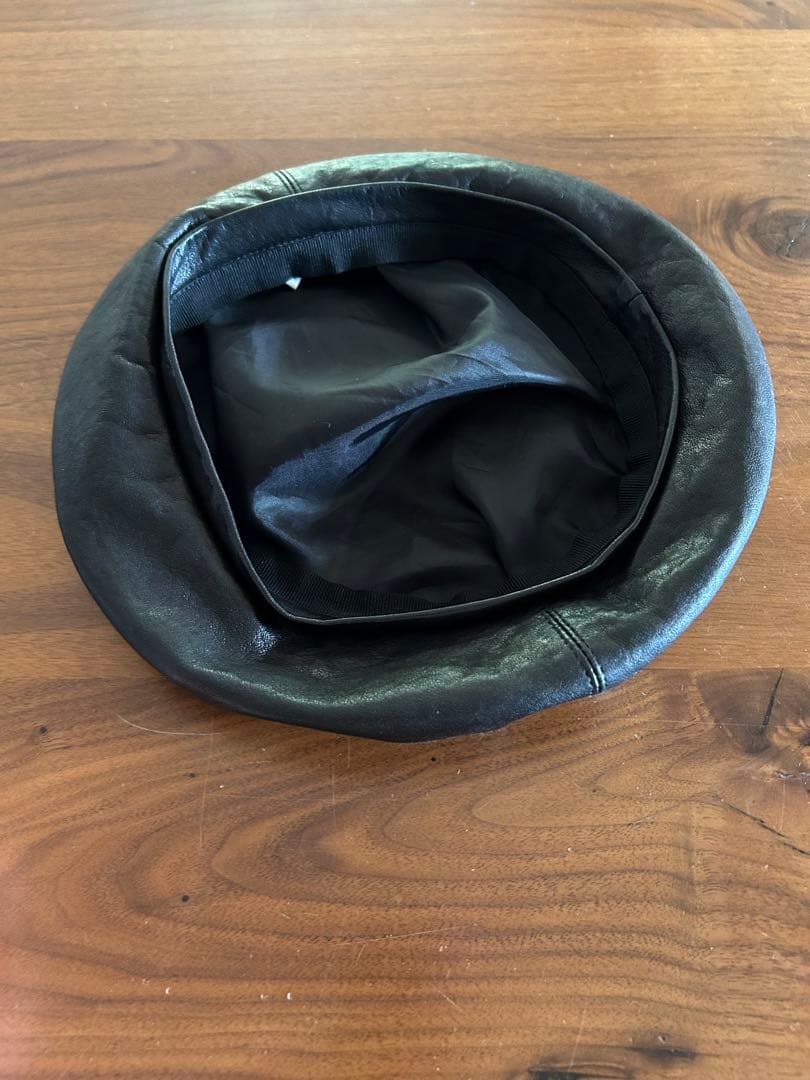 専用　【IL CAPPELLAIO MATTO】　レザーベレー帽