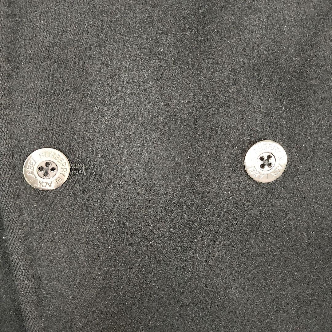 BURBERRY ブラックレーベル ノバチェック 銀ボタン コート　アンゴラ