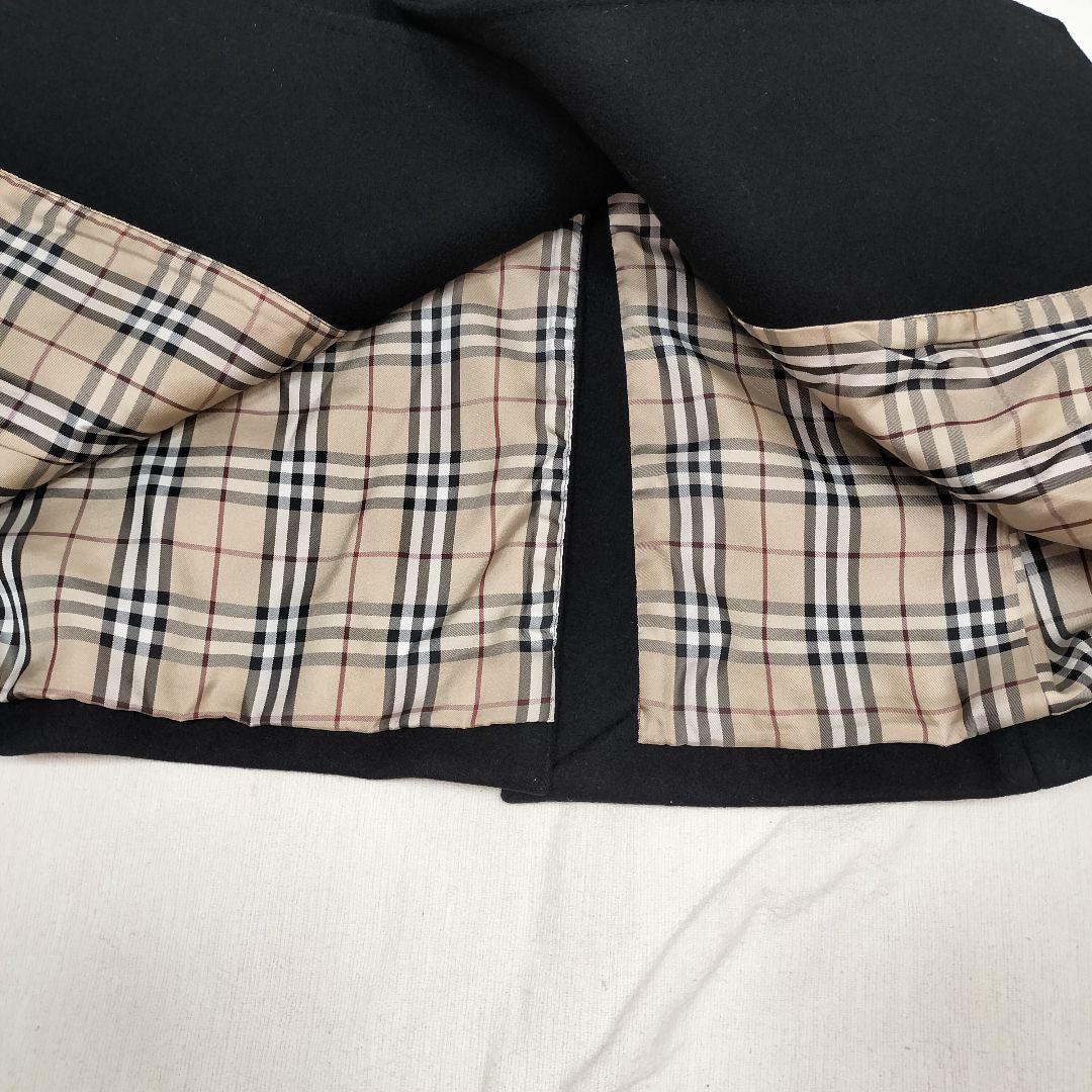 BURBERRY ブラックレーベル ノバチェック 銀ボタン コート　アンゴラ