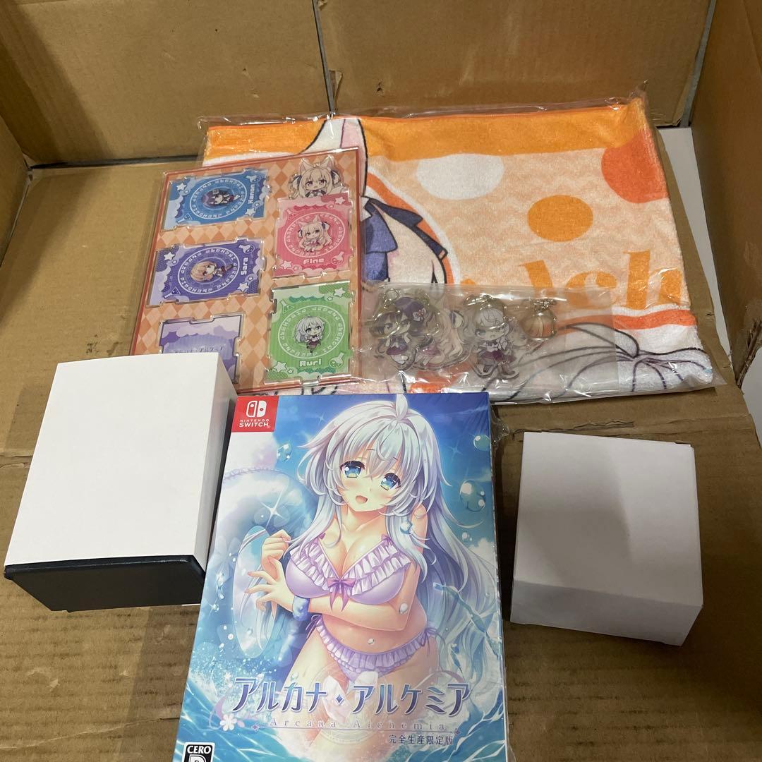 新品　アルカナ・アルケミア 完全限定版 ファミ通DXパック 3Dクリスタルセット