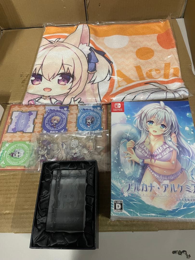 新品　アルカナ・アルケミア 完全限定版 ファミ通DXパック 3Dクリスタルセット