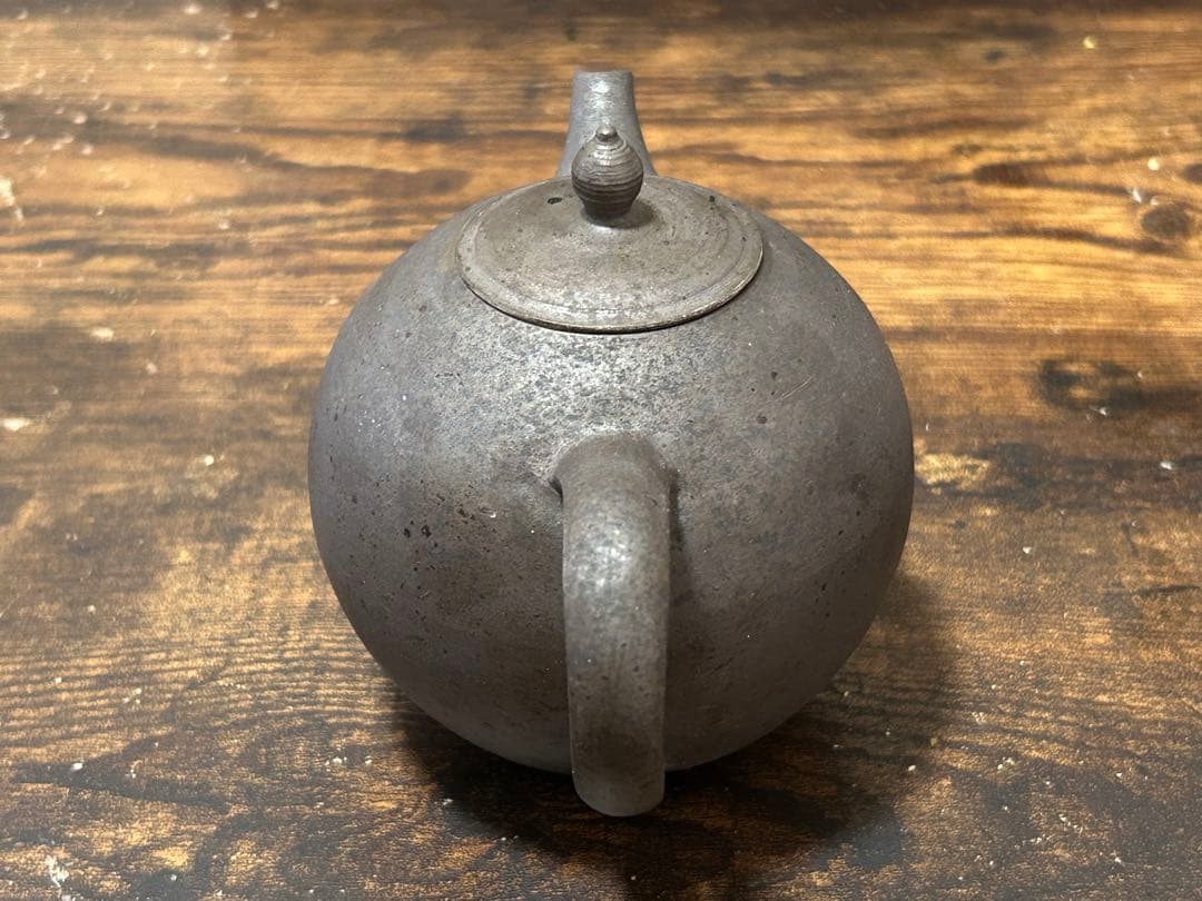 新品　加藤財　急須　黒丸　後ろ手　ティーポット　定価14300円