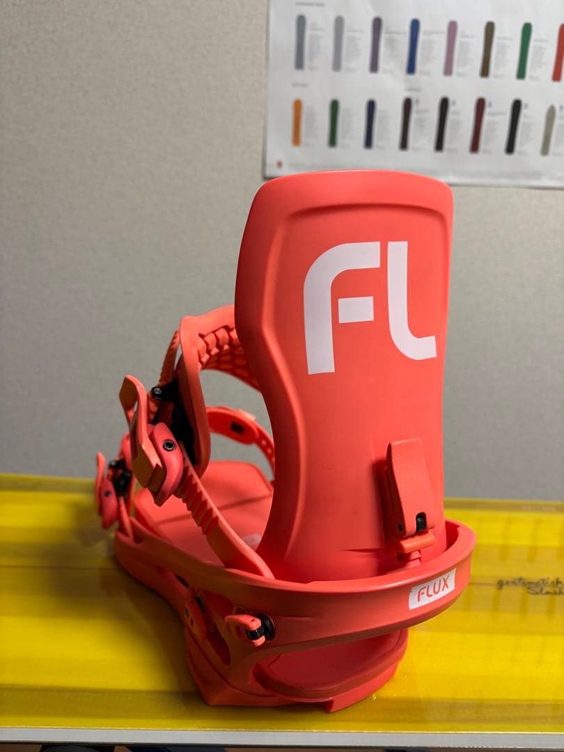 値下！25-26 FLUX XF フラックス M 箱・保証書付 フラッシュレッド