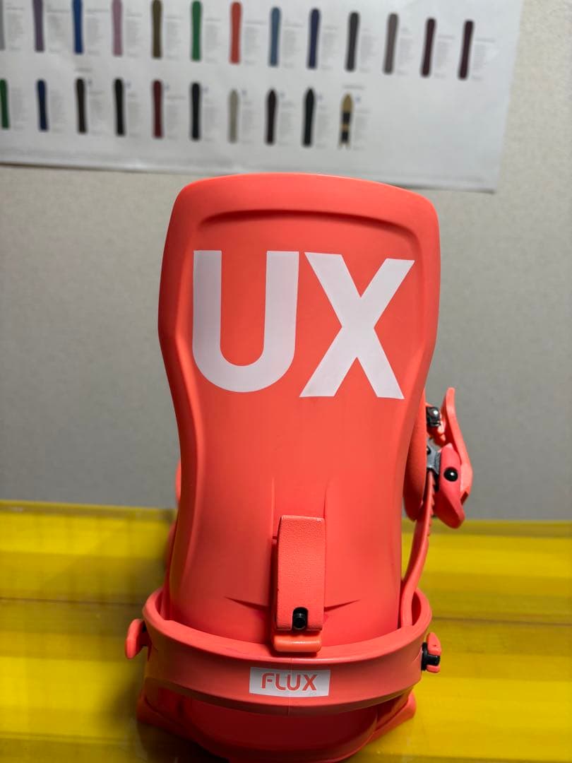 値下！25-26 FLUX XF フラックス M 箱・保証書付 フラッシュレッド