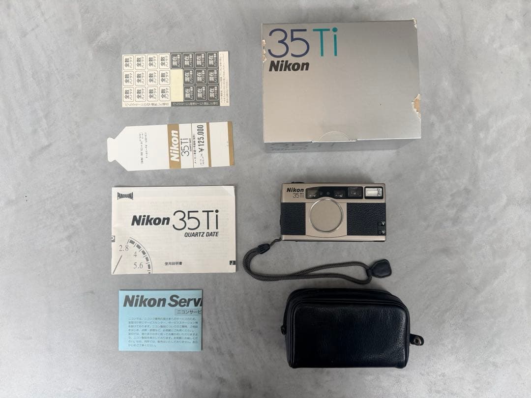 Nikon 35Ti フルセット 箱あり 付属品完備 動作良好 高級コンパクト