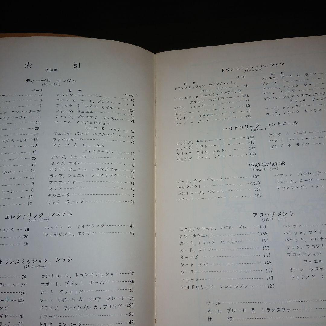 極レア！ キャタピラー 部品カタログ 955 トラック タイプ ローダ