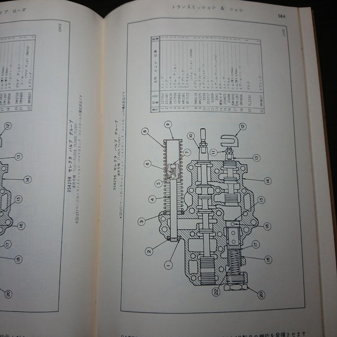 極レア！ キャタピラー 部品カタログ 955 トラック タイプ ローダ