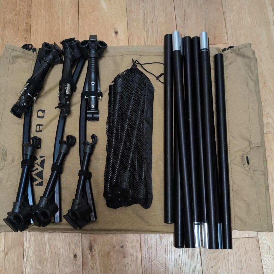 ワック WAQ 2WAY フォールディング コット タンカラー