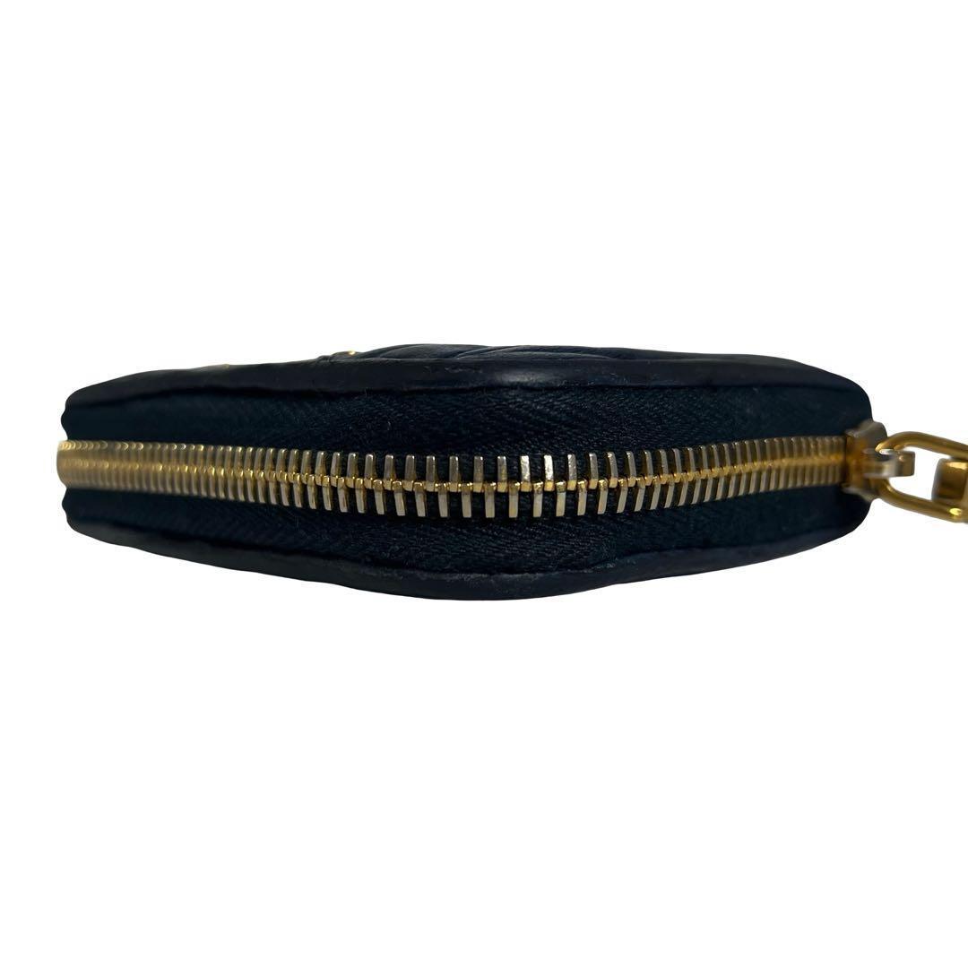 レア✨ミュウミュウ ケース 小銭入れ ファスナー マテラッセ ブルー