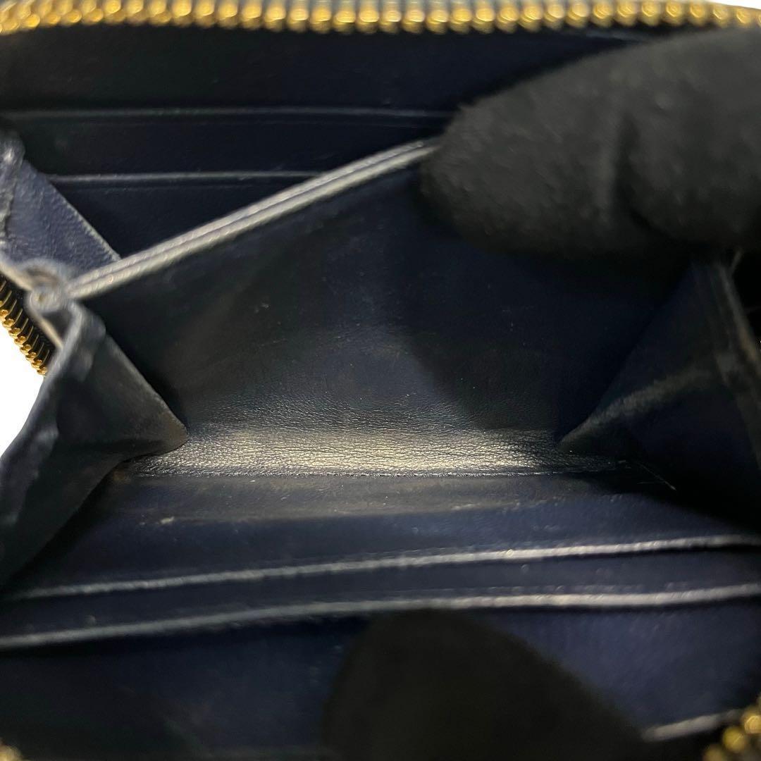 レア✨ミュウミュウ ケース 小銭入れ ファスナー マテラッセ ブルー