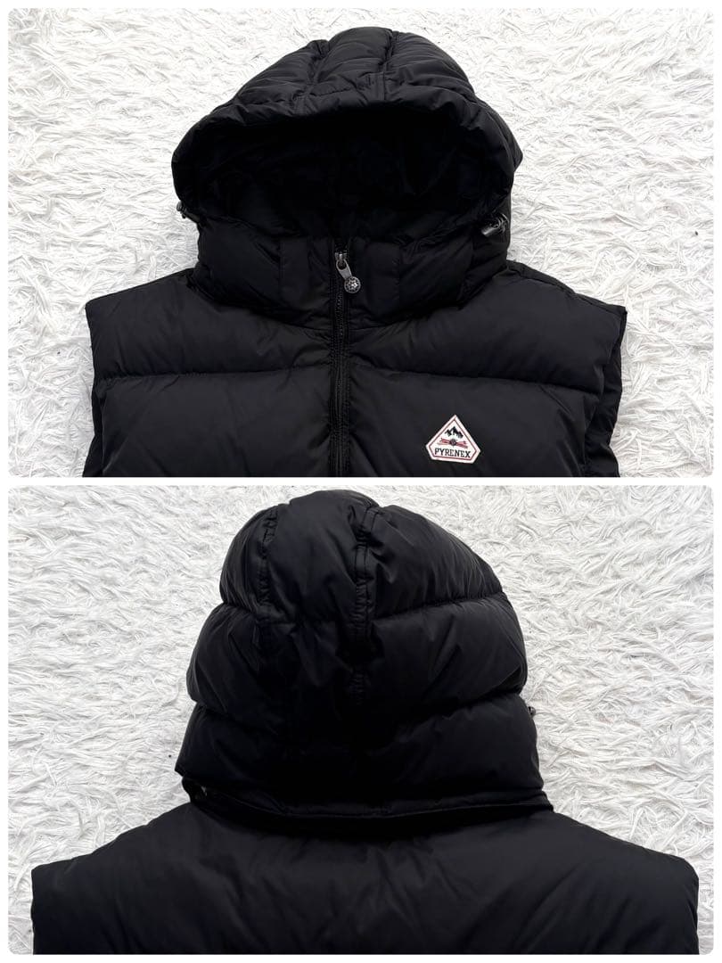 【未使用級 近年モデル】 PYRENEX SPOUTNIC VEST ブラック
