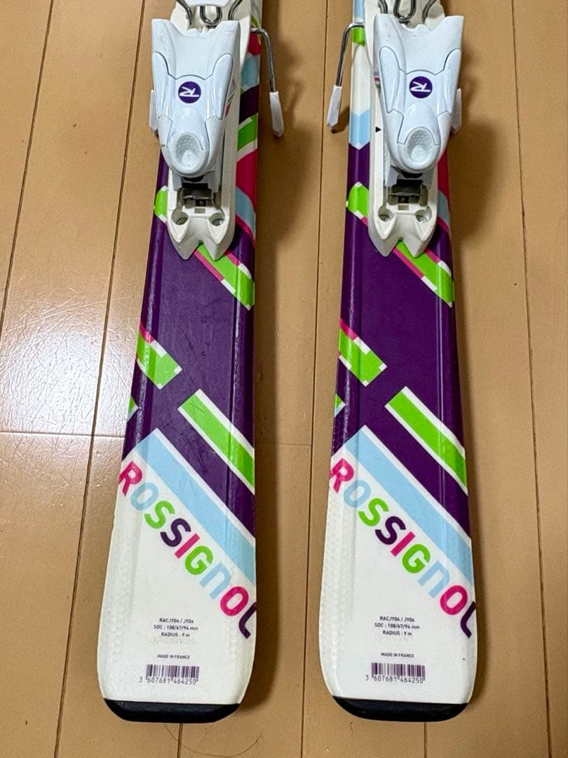 ロシニョール 120cm スキー板/女の子/ROSSIGNOL