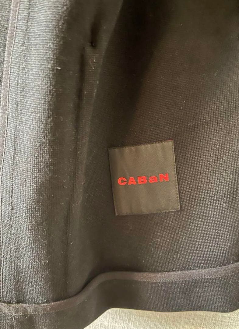 z*o様 【完売品】CABaN ノーカラージャケット サイズM 黒