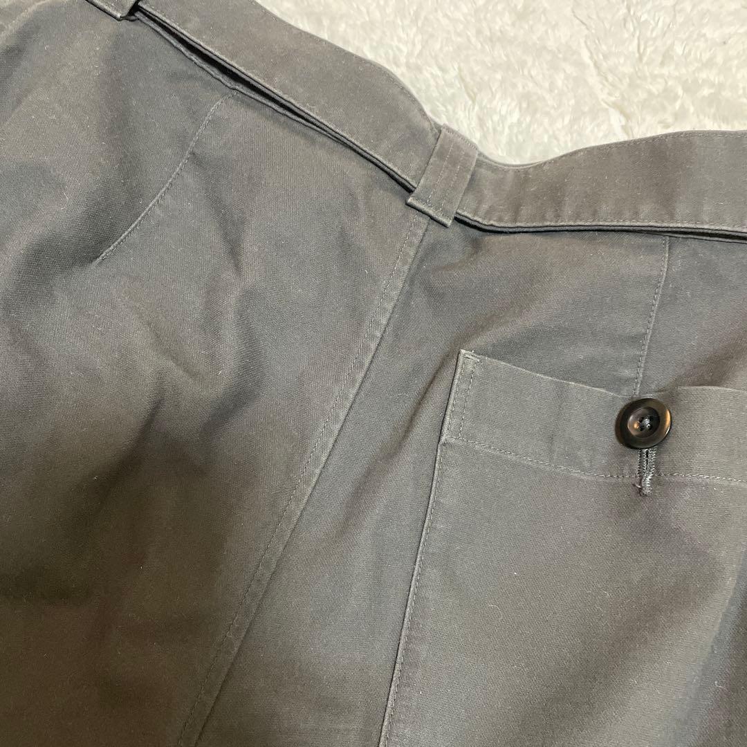 MHL mhl メンズ パンツ ブラック 黒 ベルト付き カジュアルパンツ