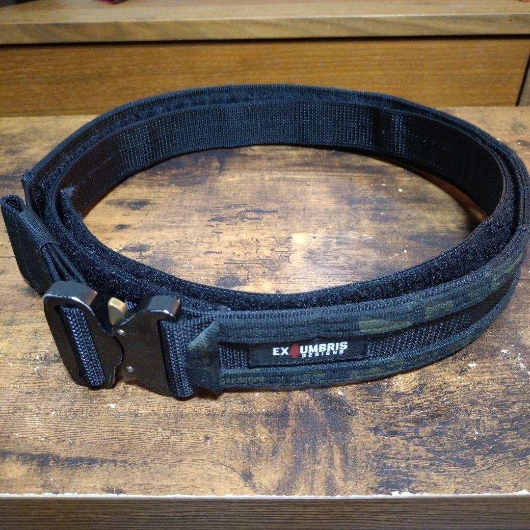 EX UMBRIS製 ガンファイターベルト　MCBカラー　Sサイズ