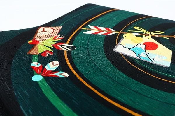 ★専用★美品 開き名古屋帯 絵馬 こま 羽子板 お正月 長さ3m78cm 正絹