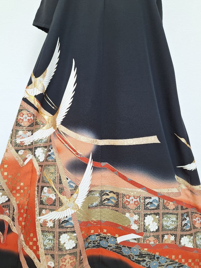 着物リメイクワンピース3599